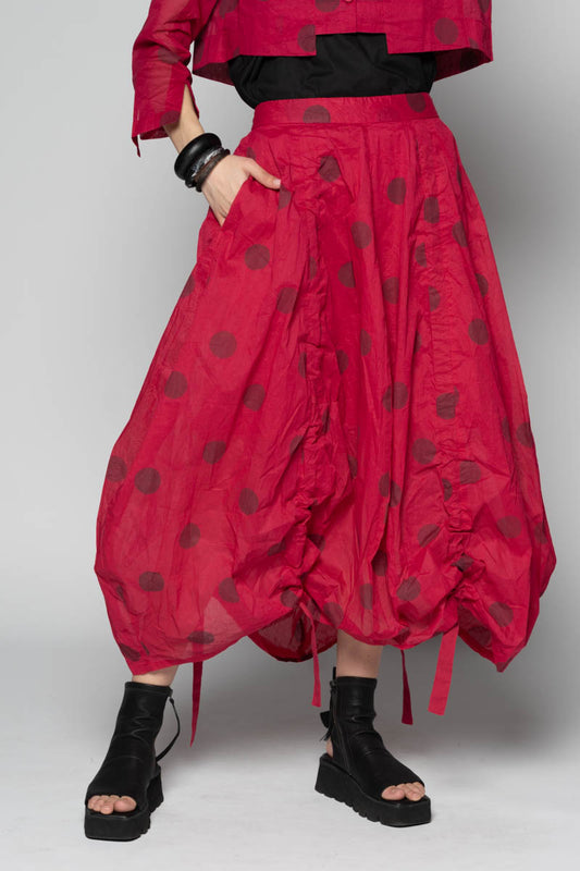 Dotto Gather Skirt Rose