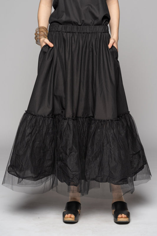 Sorrel Tulle Skirt Blk