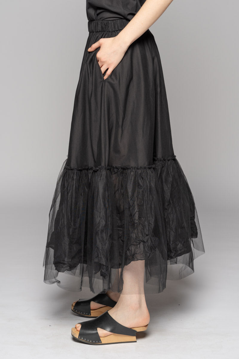 Sorrel Tulle Skirt Blk