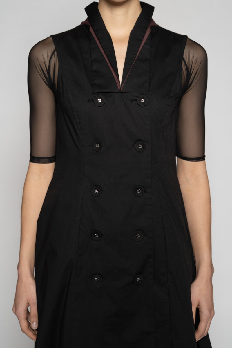 Overtone Dress Blk