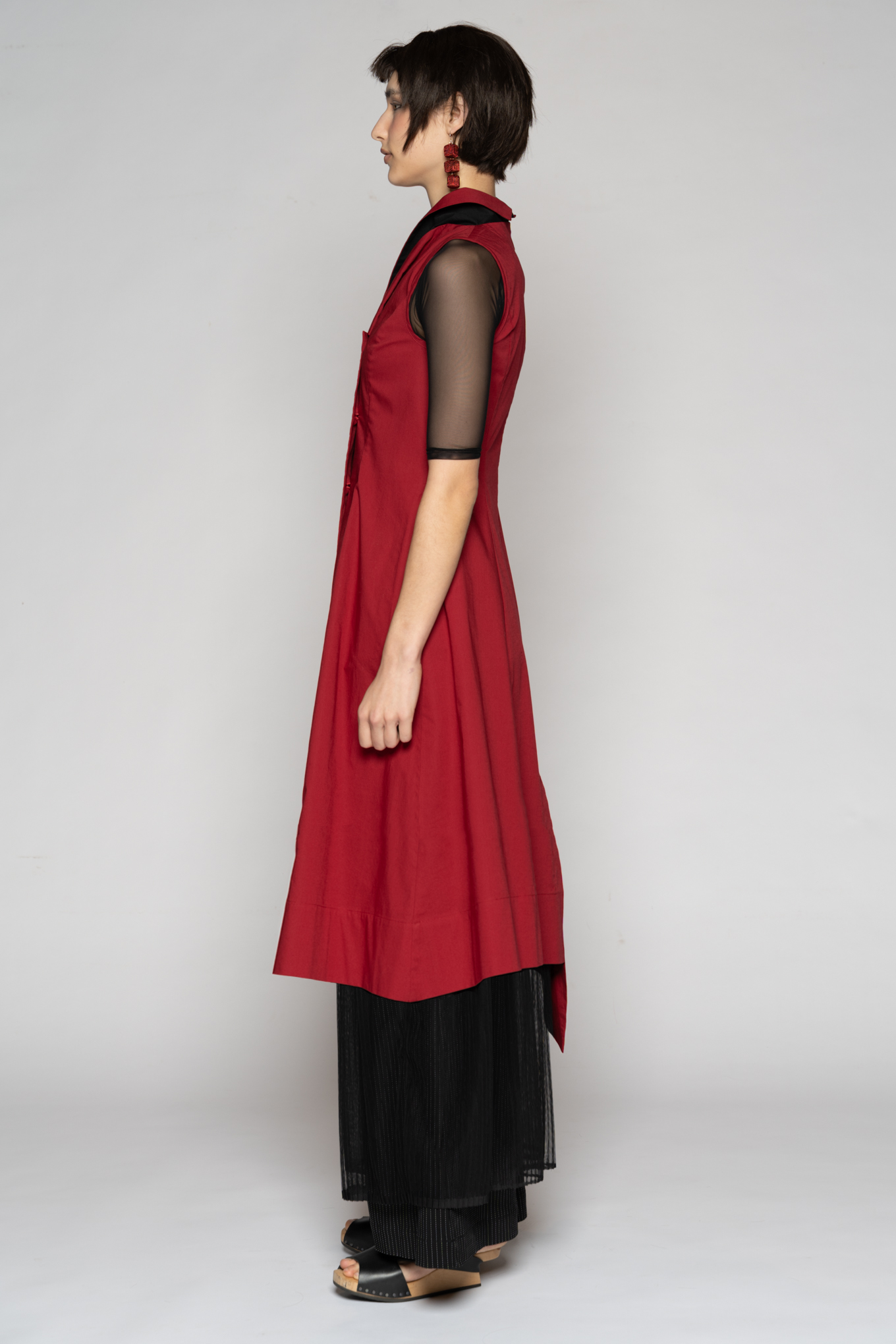 Overtone Dress Scarlet