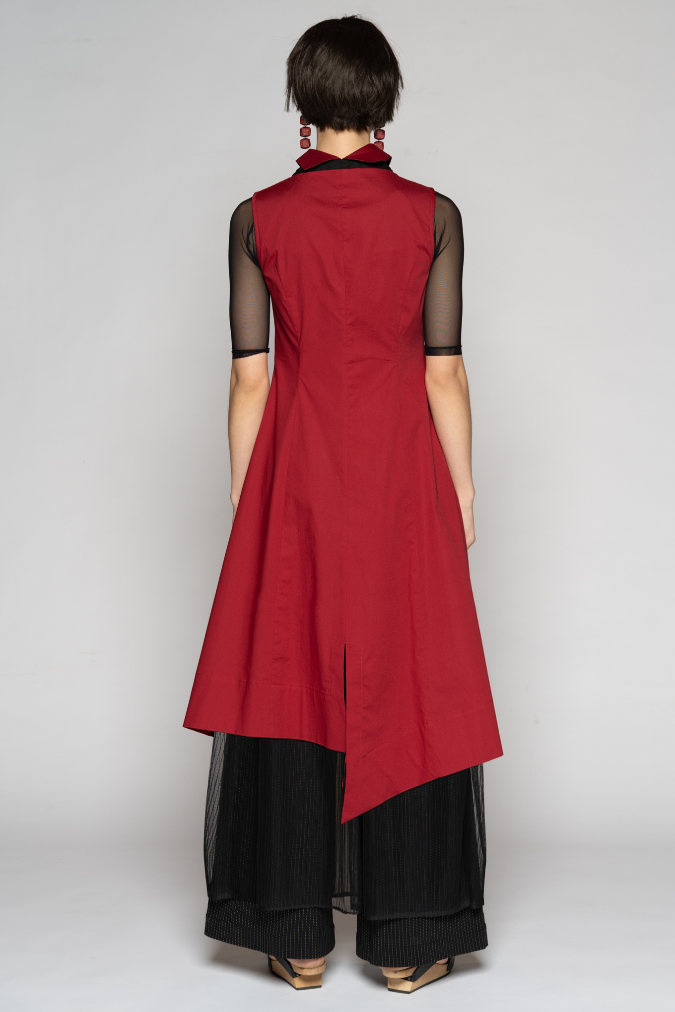 Overtone Dress Scarlet