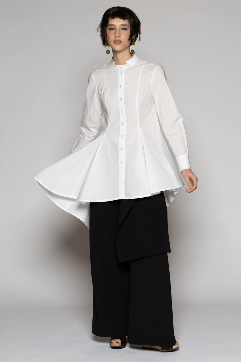 Overtone Long Shirt White