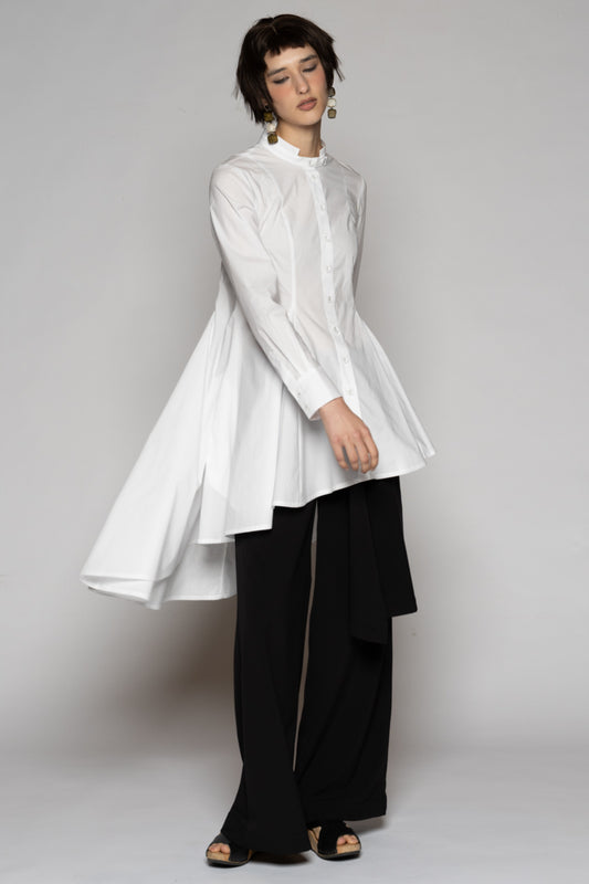 Overtone Long Shirt White
