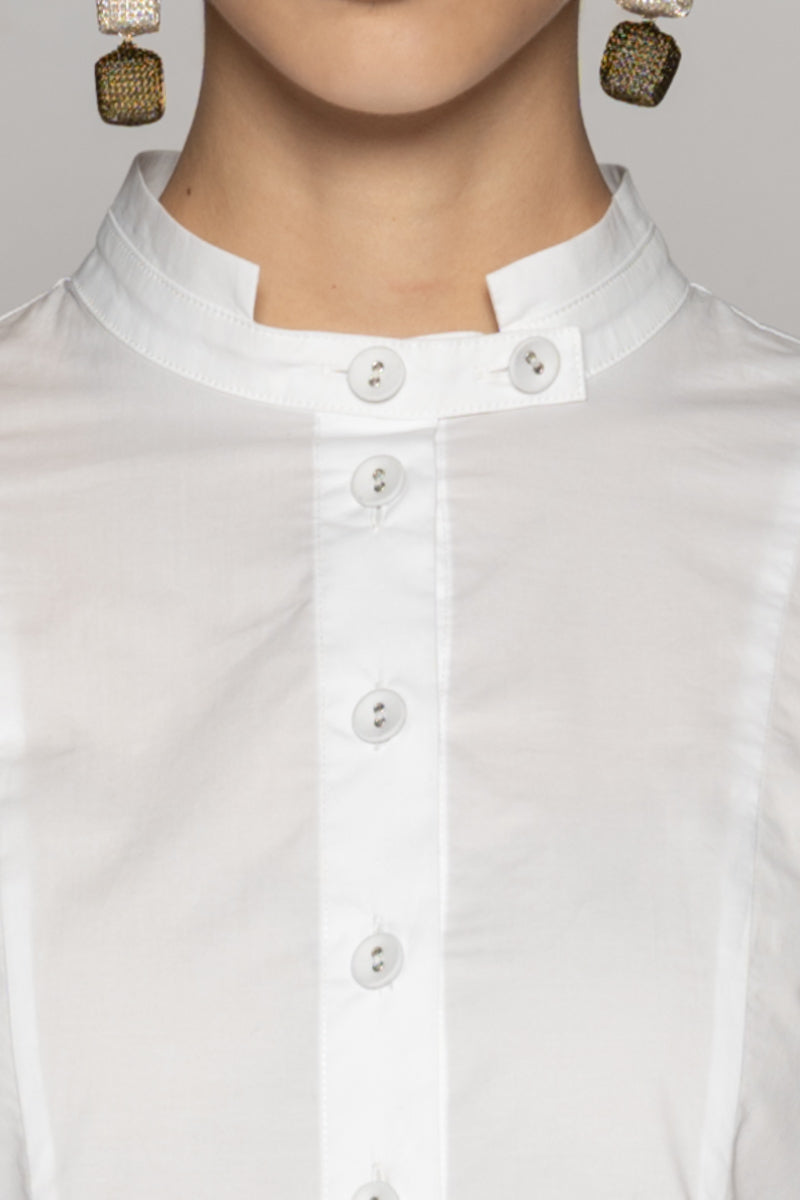 Overtone Long Shirt White