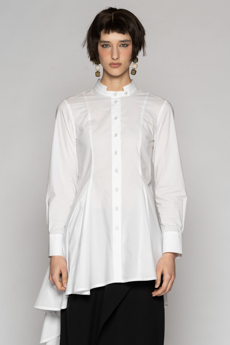 Overtone Long Shirt White