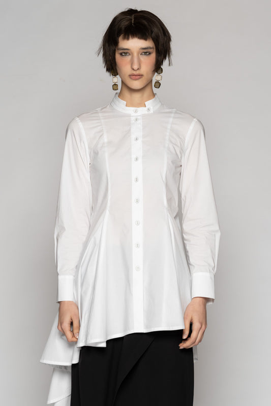 Overtone Long Shirt White