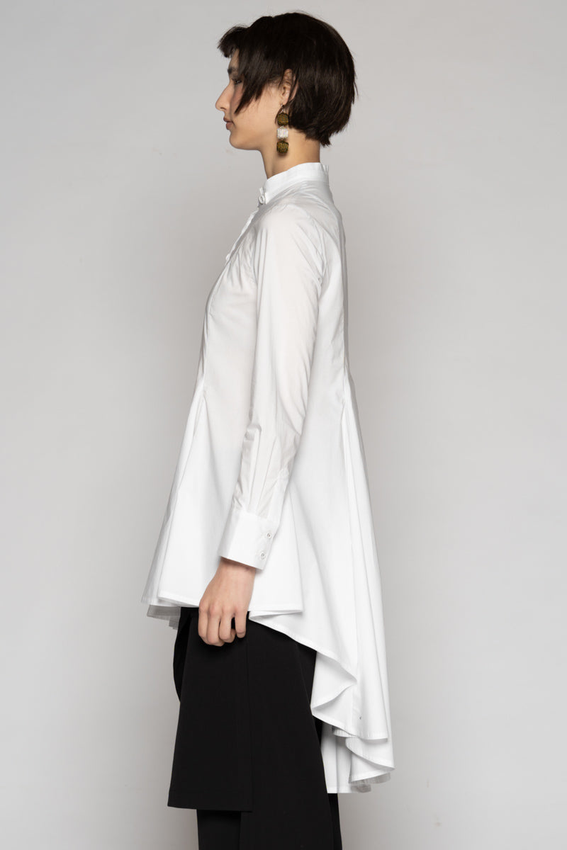 Overtone Long Shirt White