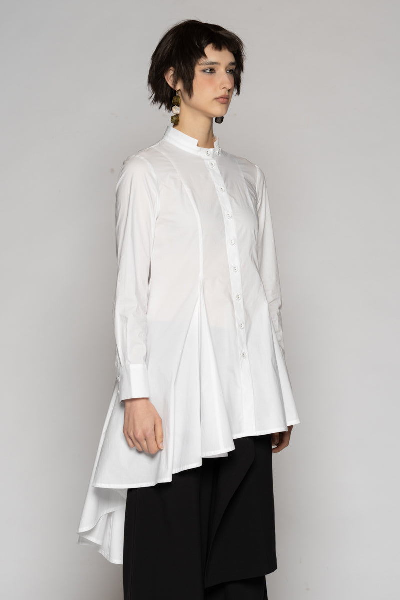 Overtone Long Shirt White