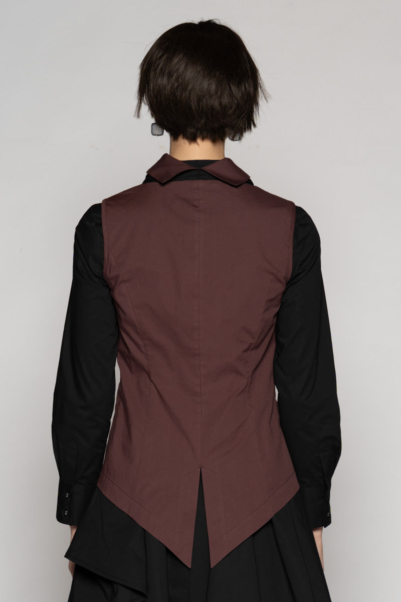 Overtone Neck Top Mauve