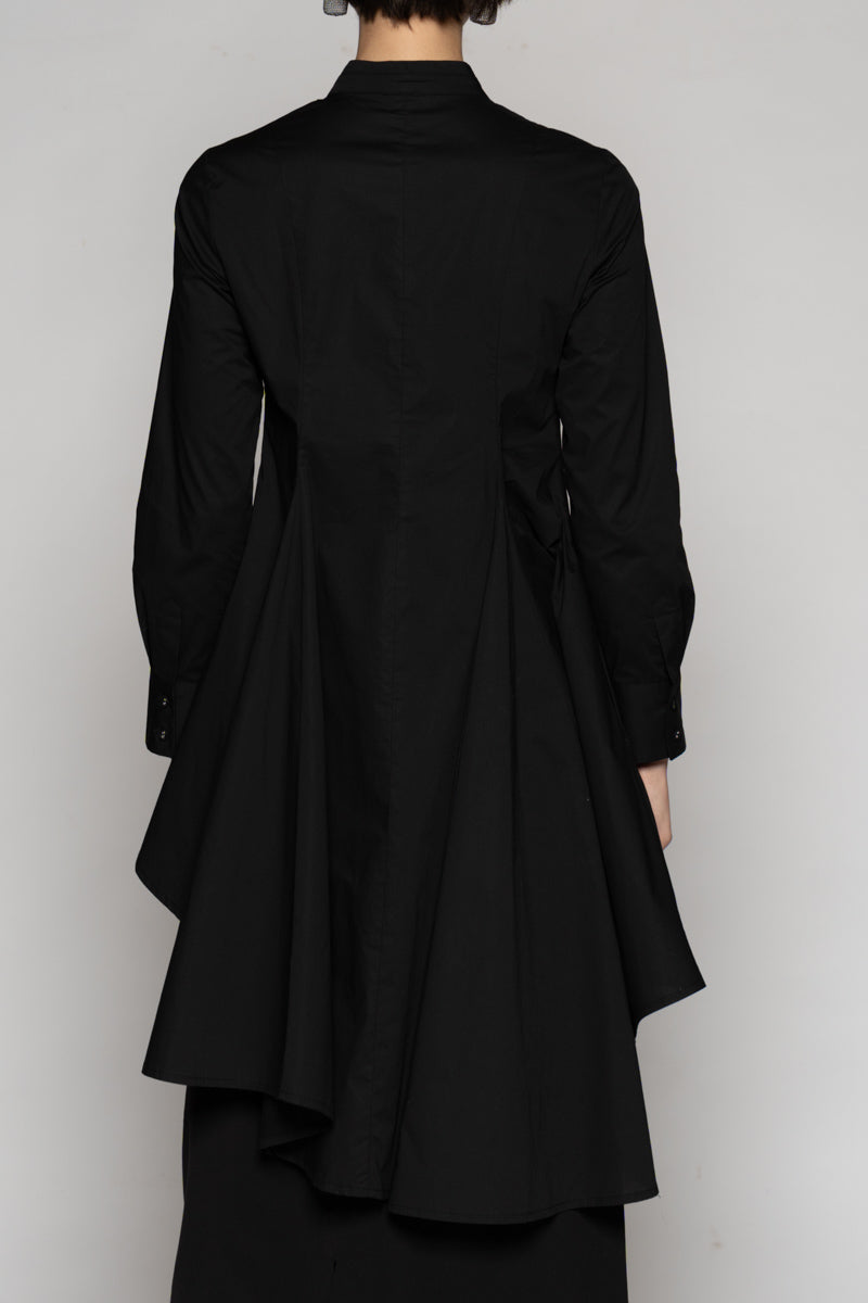 Overtone Long Shirt Blk