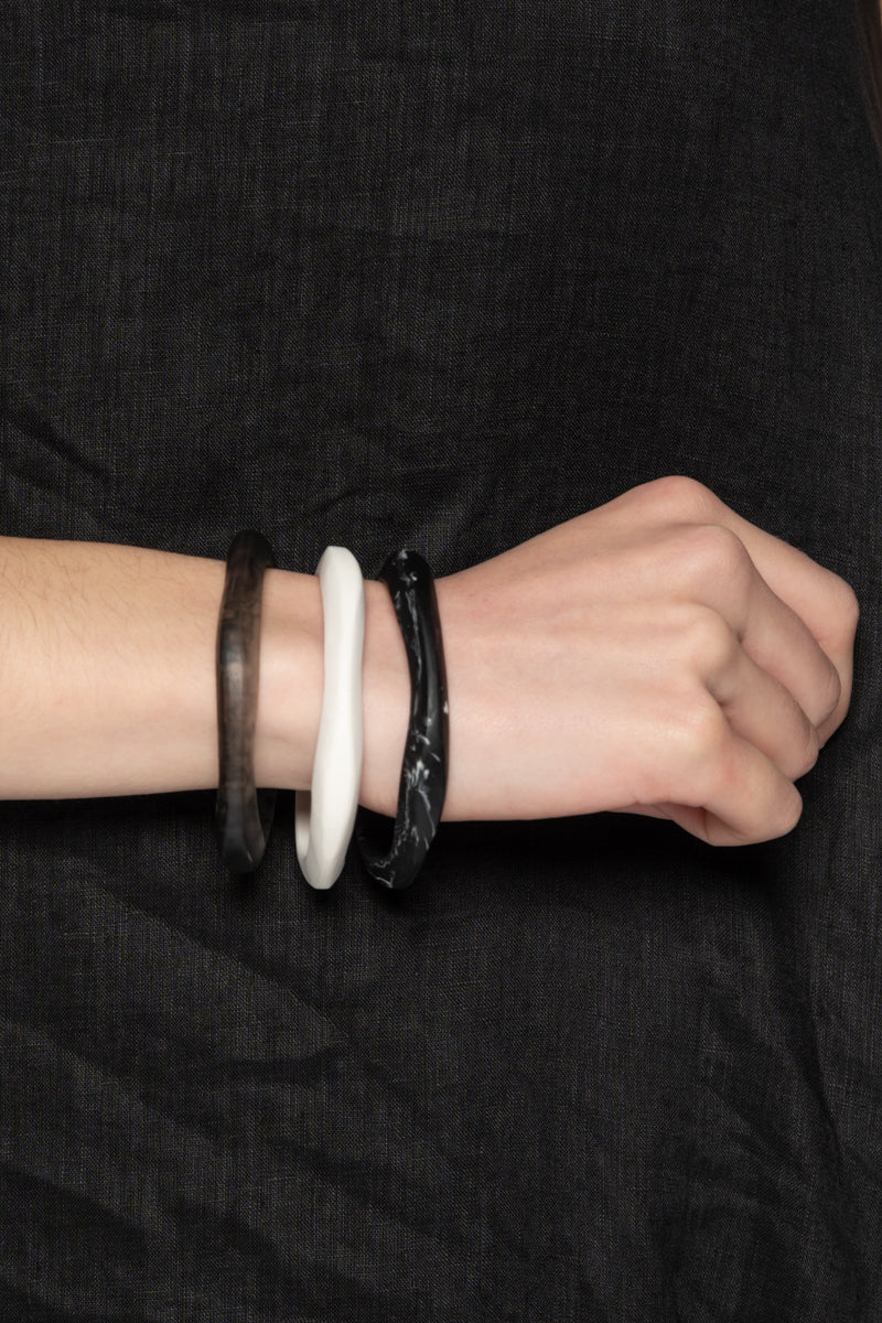Haiku Triple Bangle BW