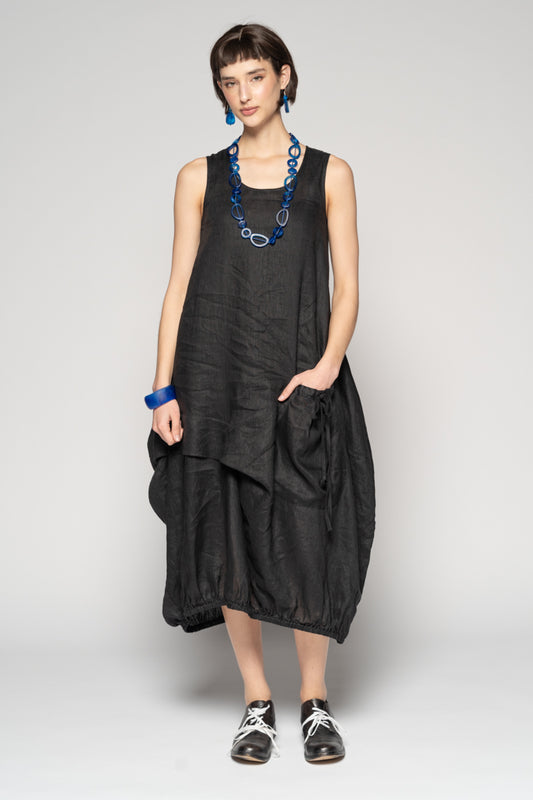 Sabi Tuck Dress Blk