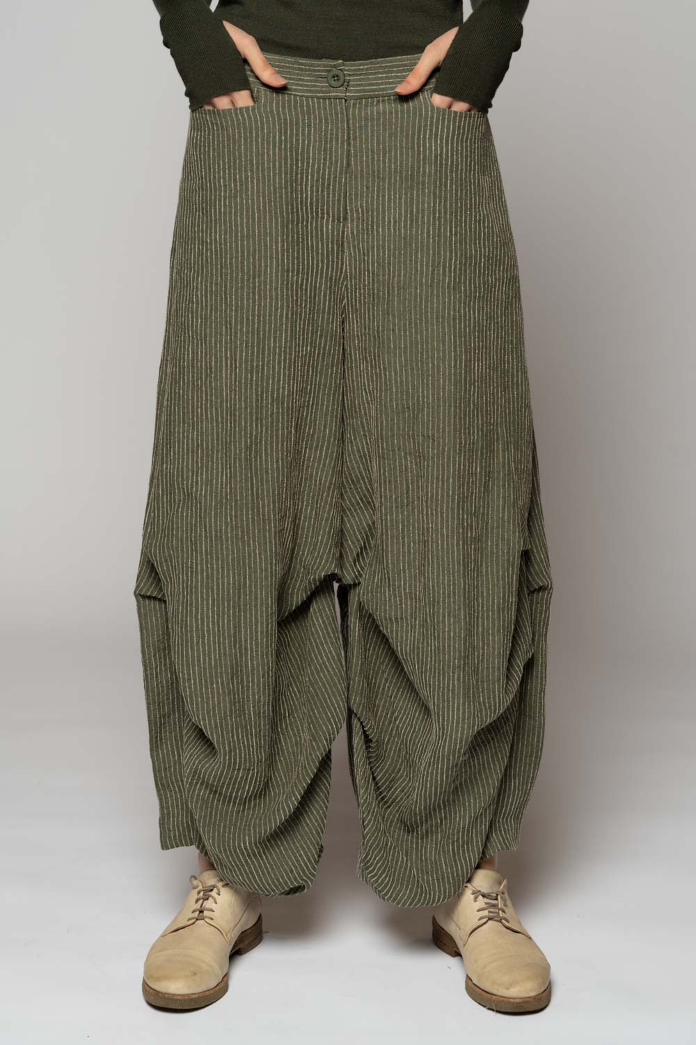 Ember Tuck Pants Moss
