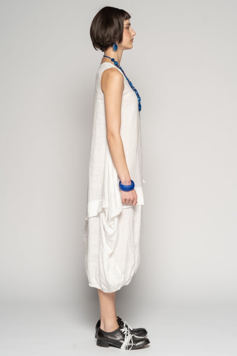 Sabi Tuck Dress Wh