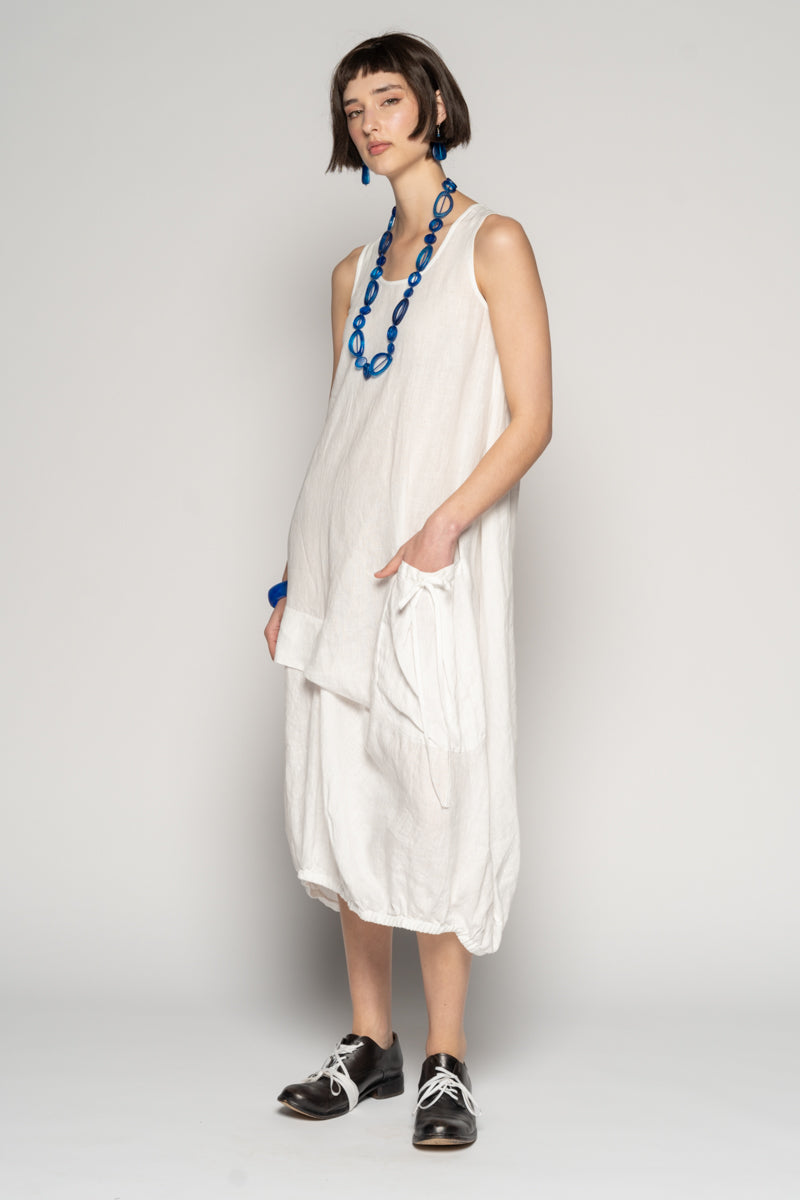 Sabi Tuck Dress Wh