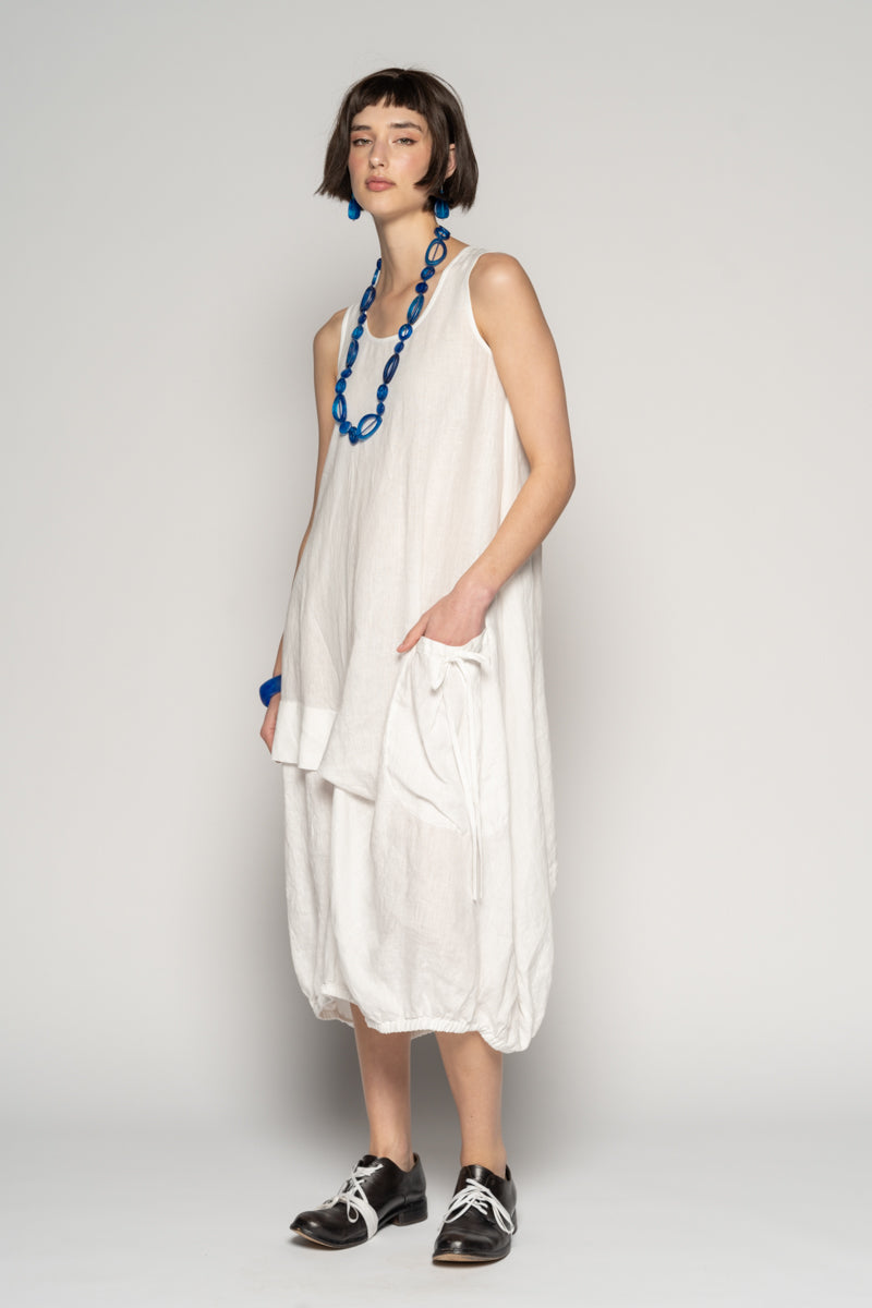 Sabi Tuck Dress Wh