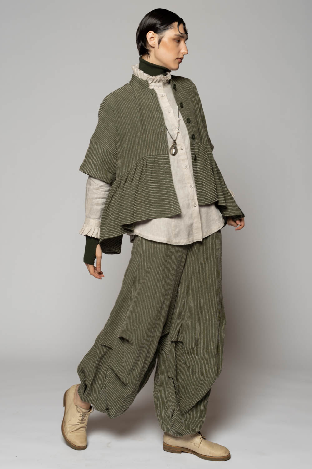 Ember Tuck Pants Moss