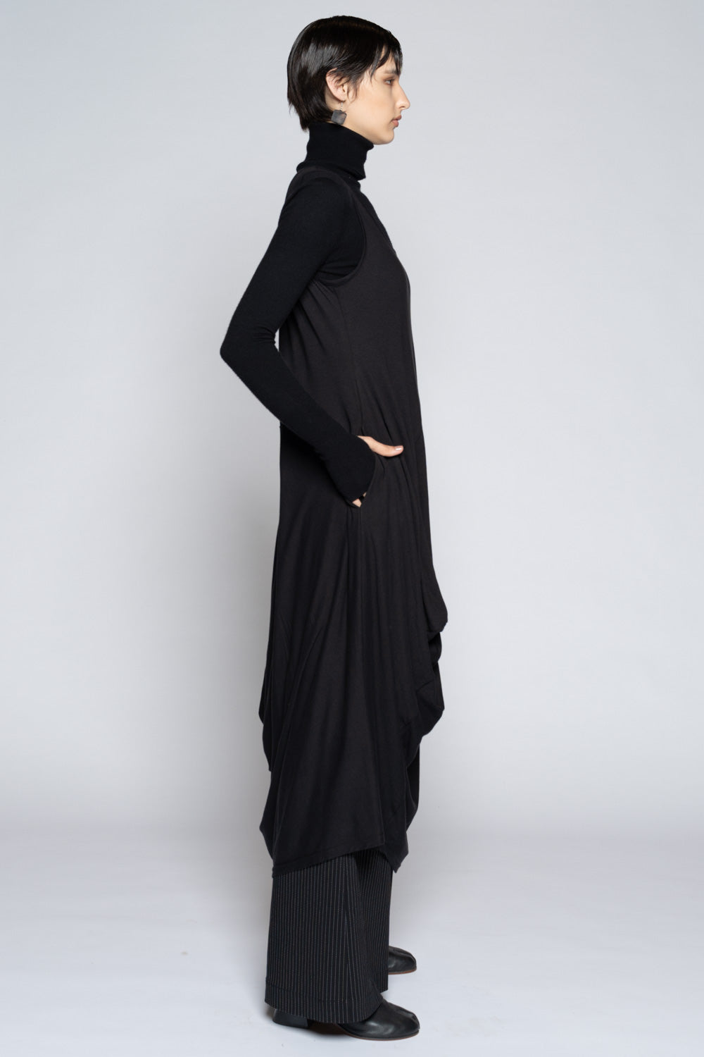 Potsu Dress Blk