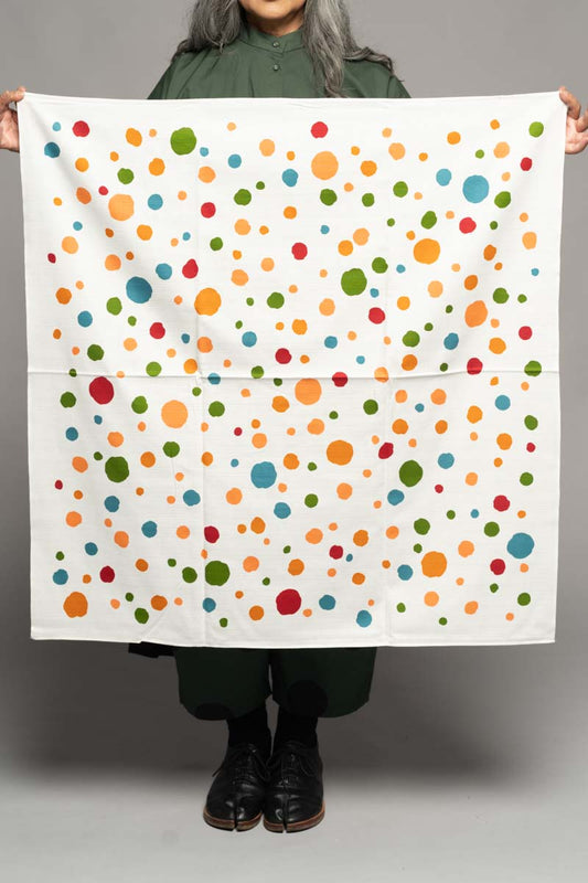 Dot Furoshiki Wrapping Cloth Wh