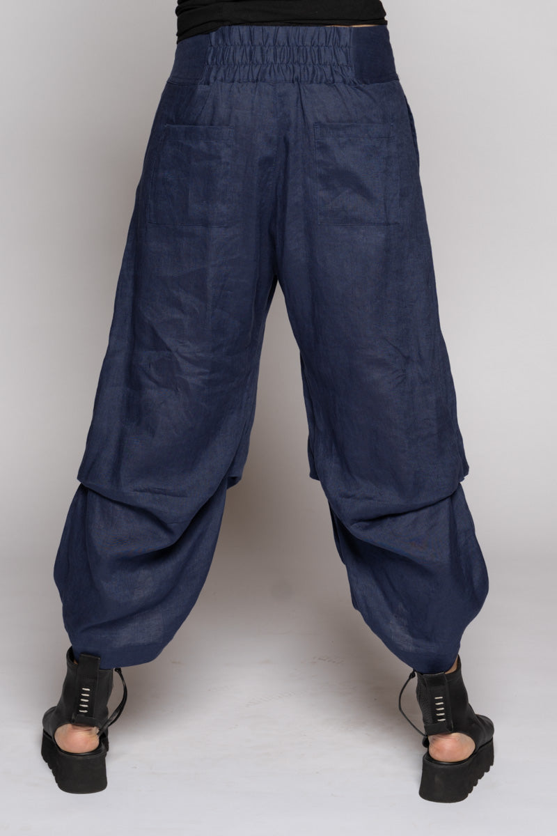 Strata Tuck Pants Denim