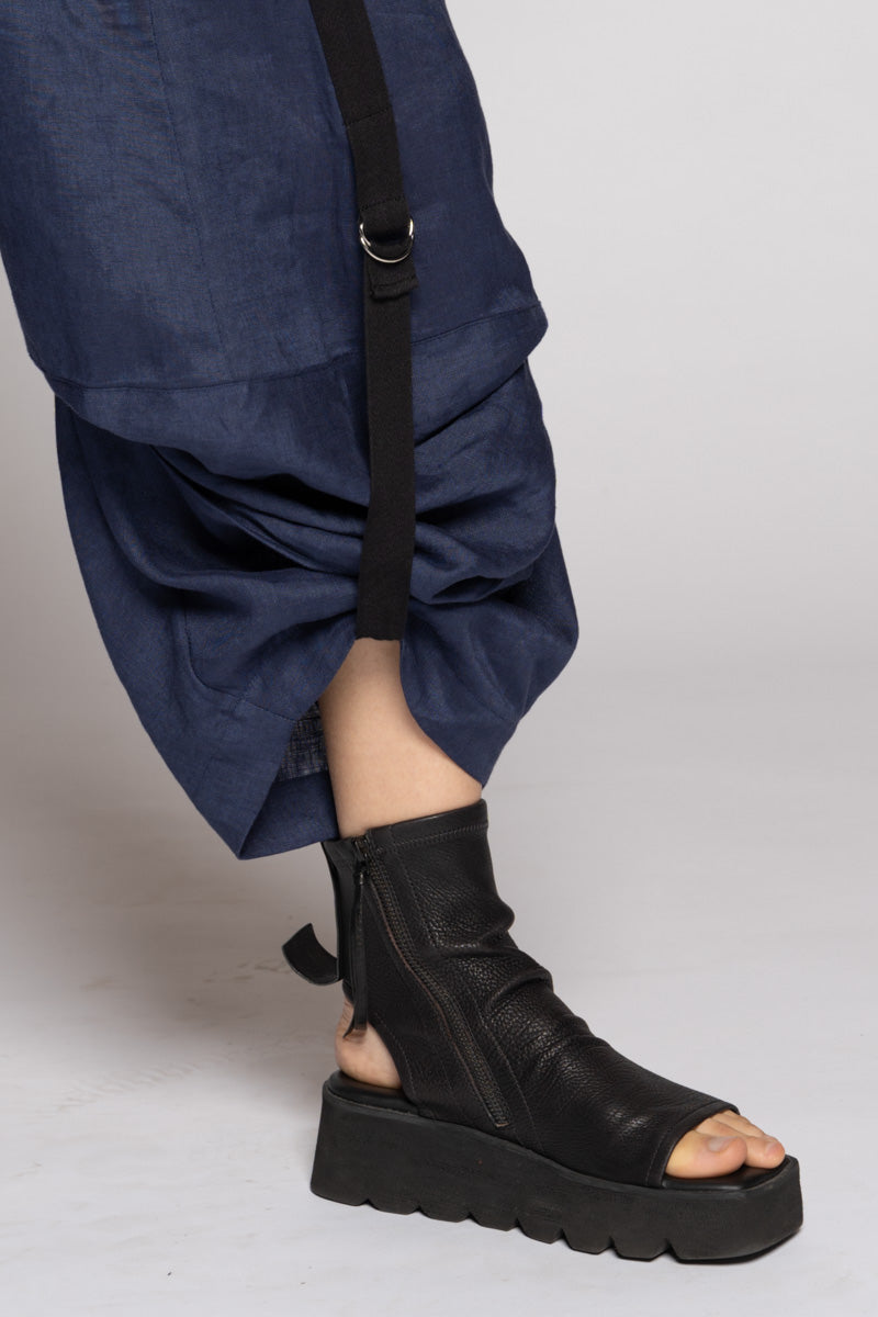 Strata Tuck Pants Denim