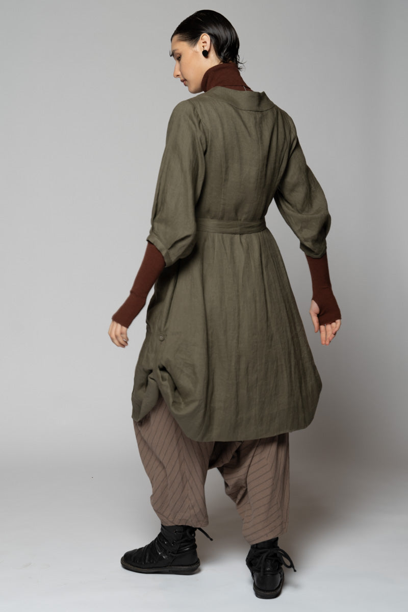 Kupa Wrap Dress Moss
