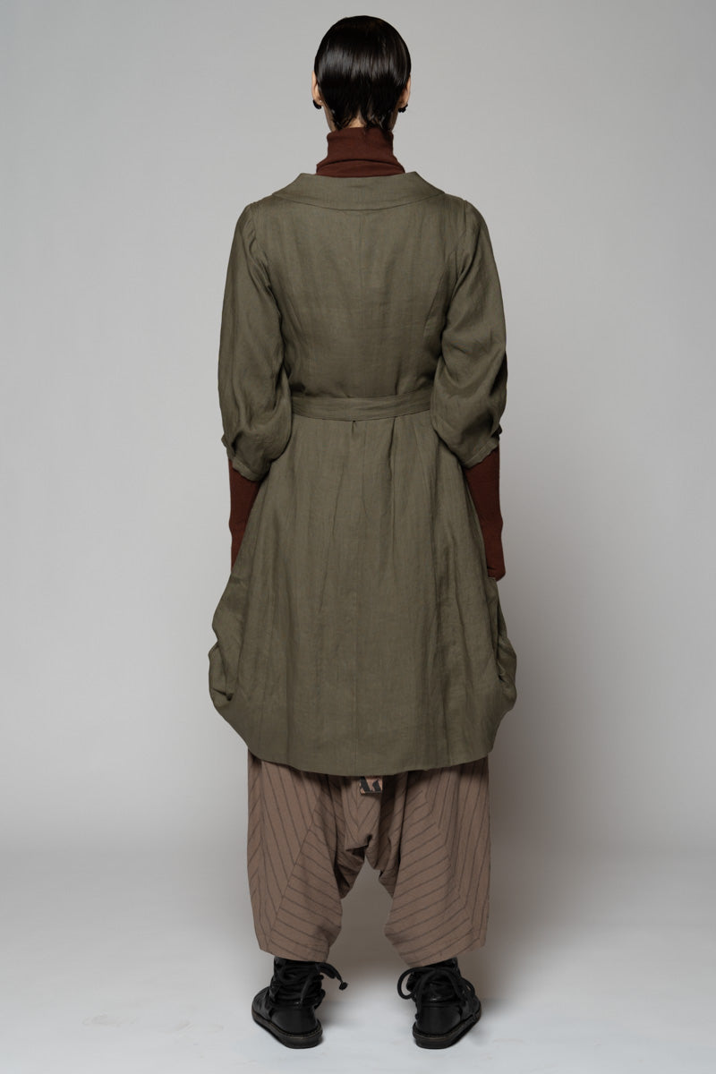 Kupa Wrap Dress Moss