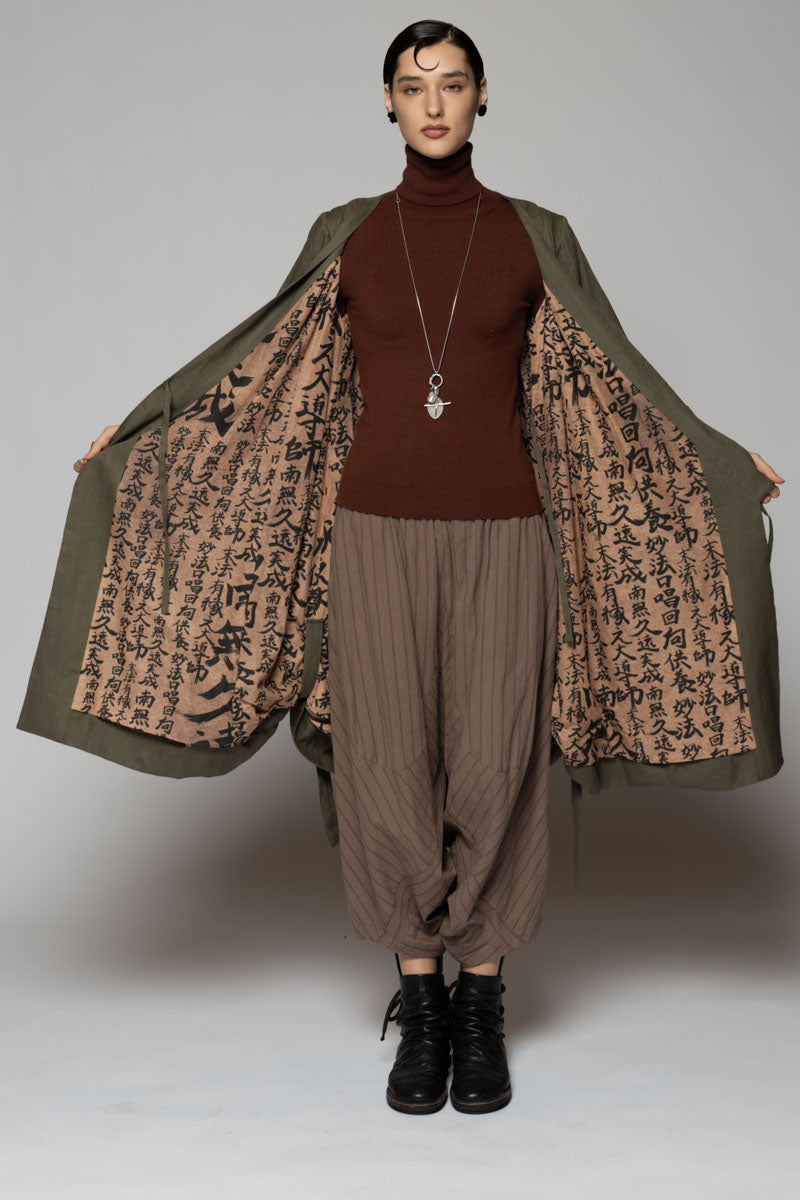Kupa Wrap Dress Moss