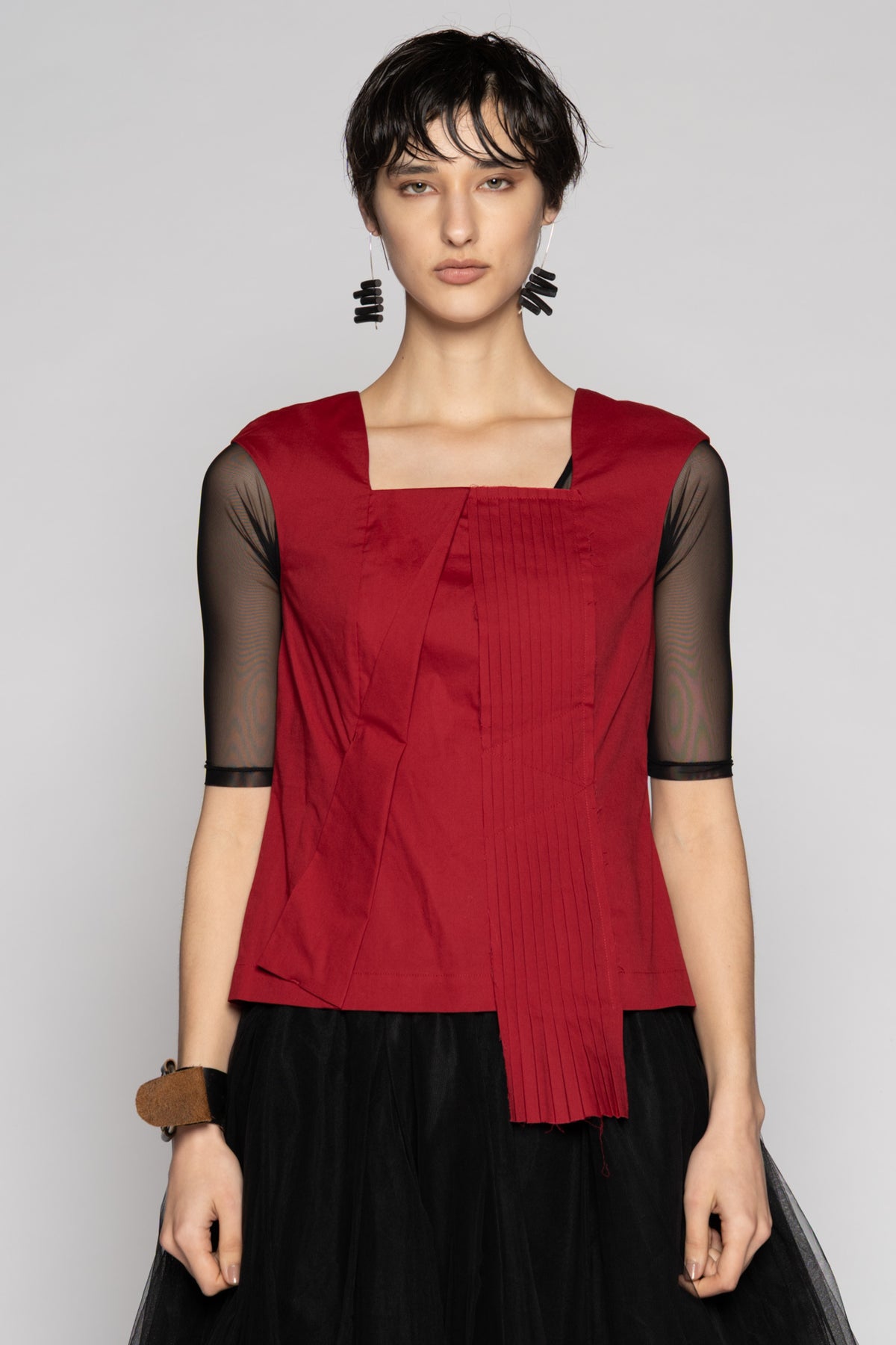 Overtone Top Scarlet