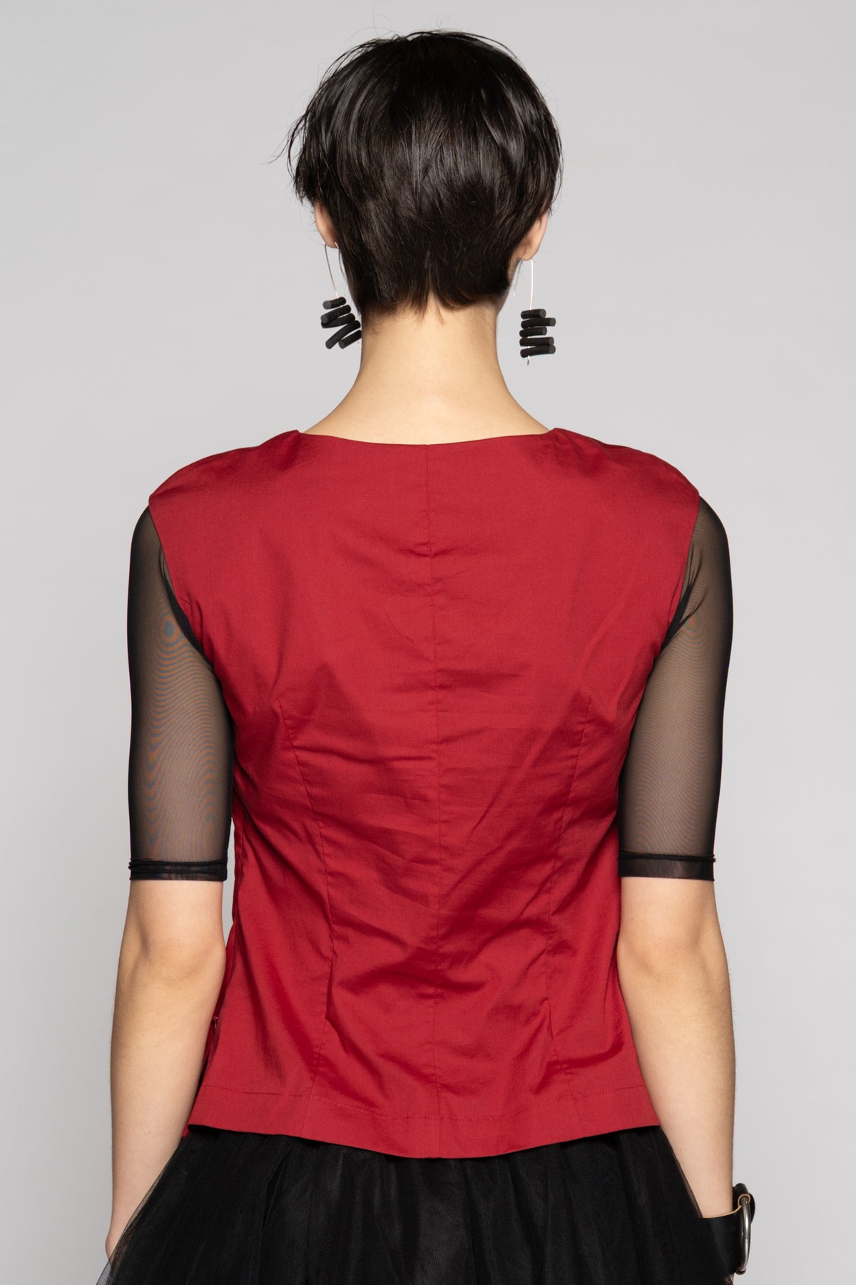 Overtone Top Scarlet