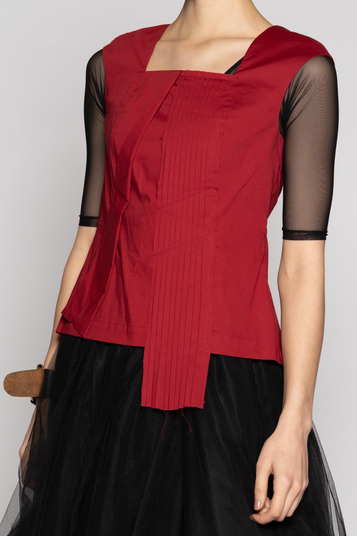 Overtone Top Scarlet