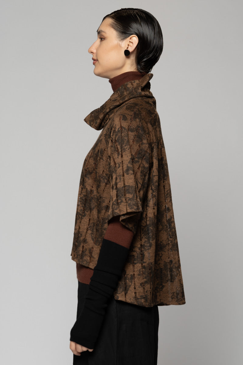 Toge Neck Top Taupe