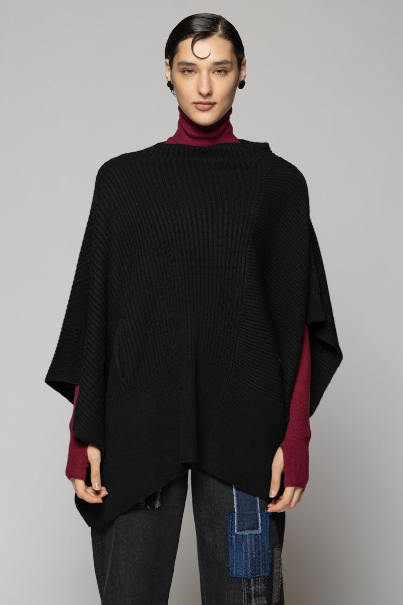 Rin Poncho Blk
