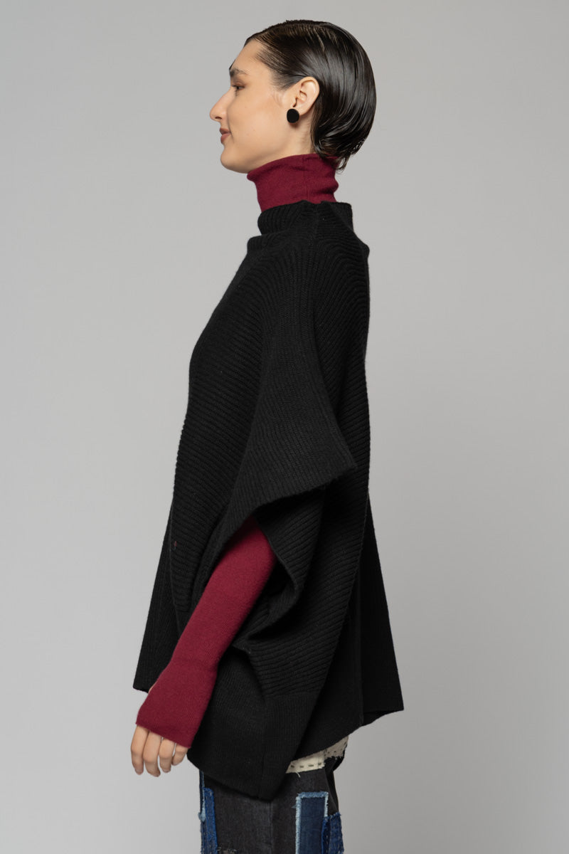 Rin Poncho Blk