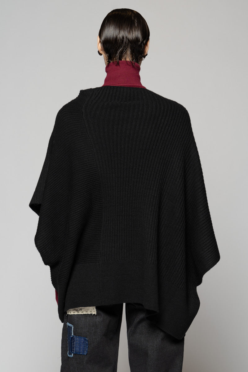 Rin Poncho Blk