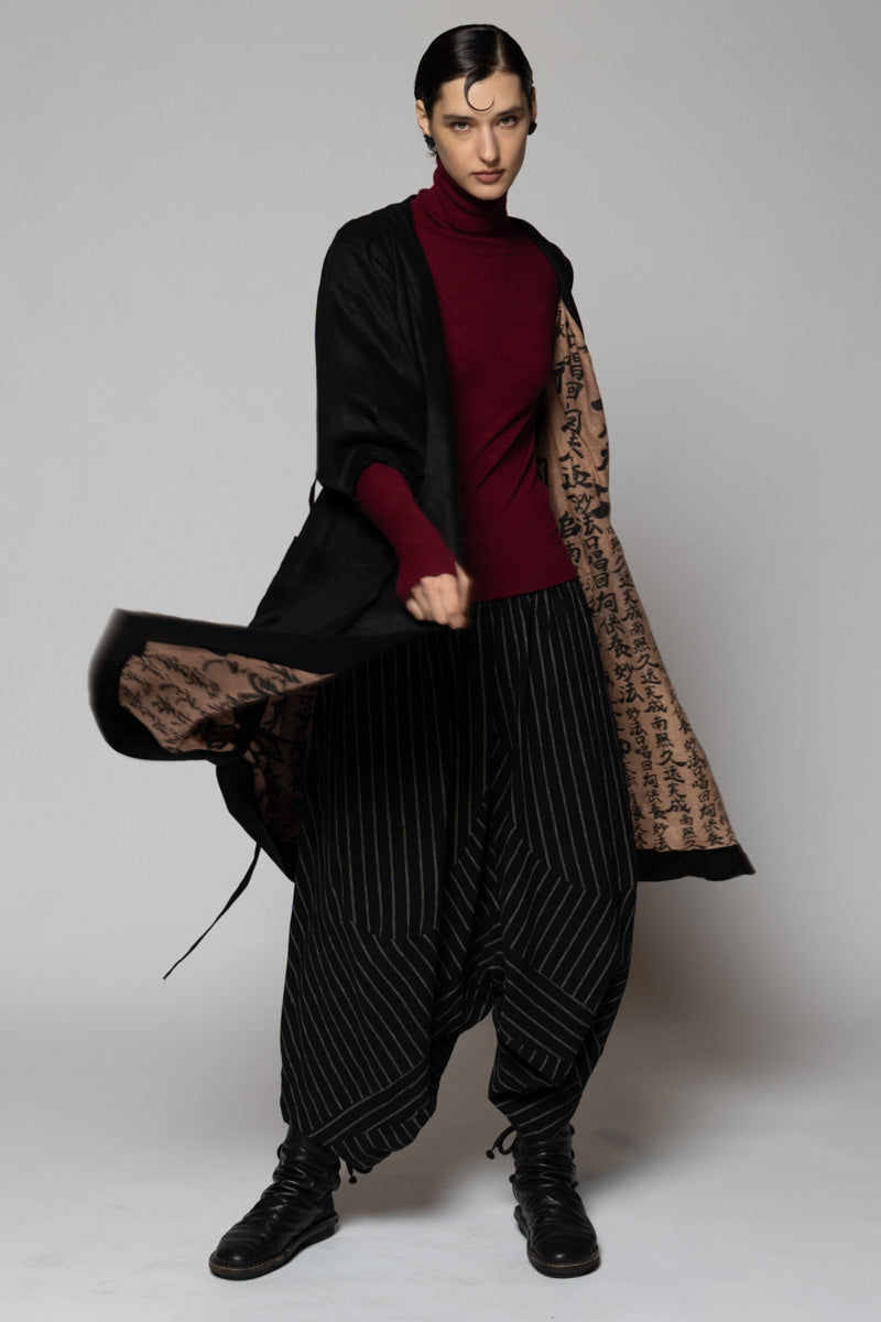 Kupa Wrap Dress Black