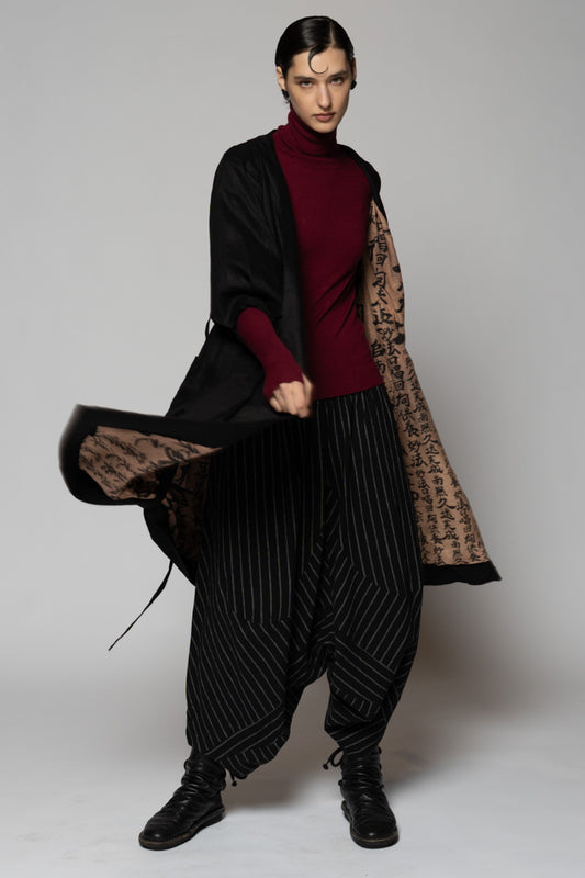 Kupa Wrap Dress Black