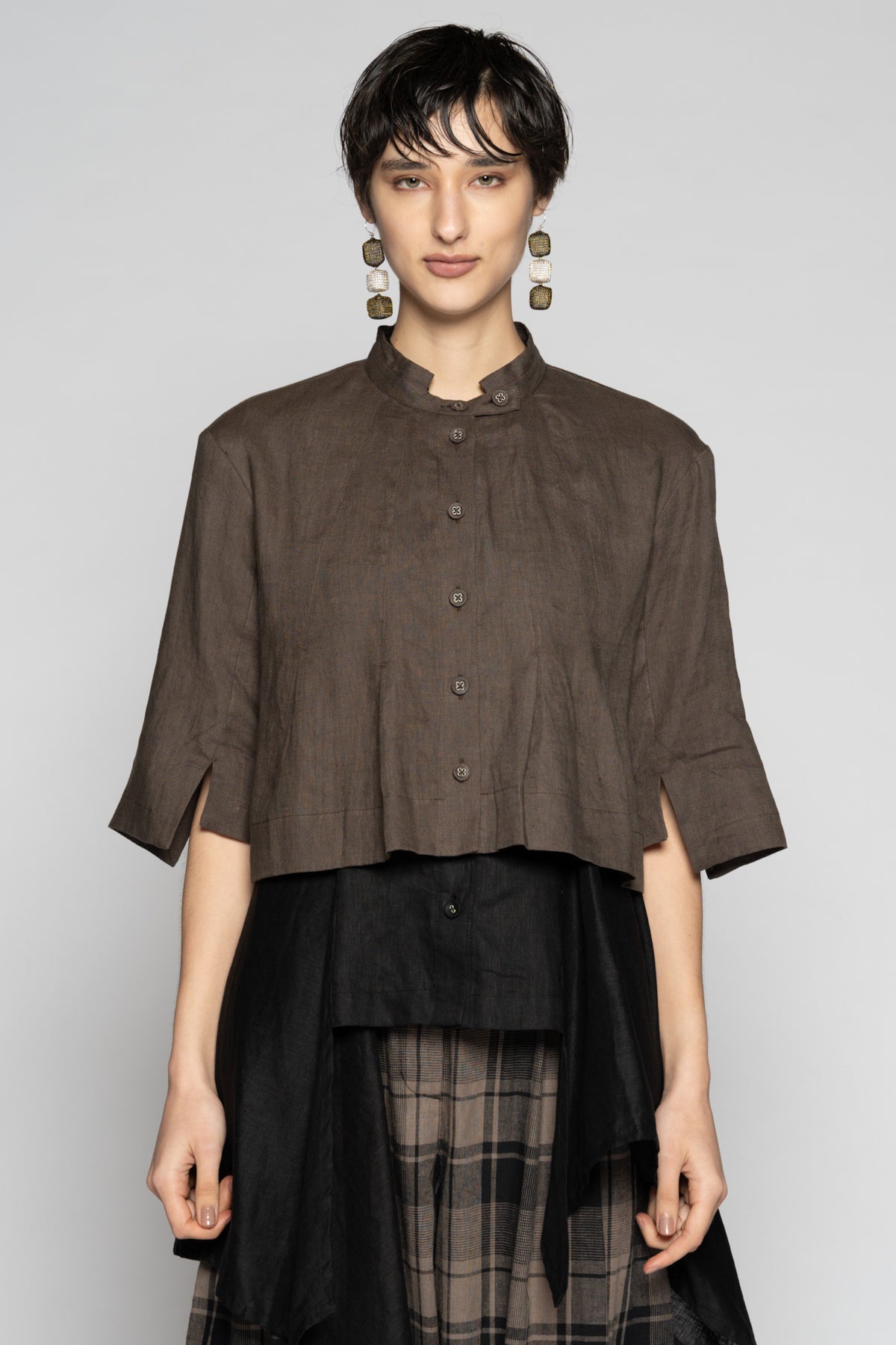 Halo Short Jacket Truffle