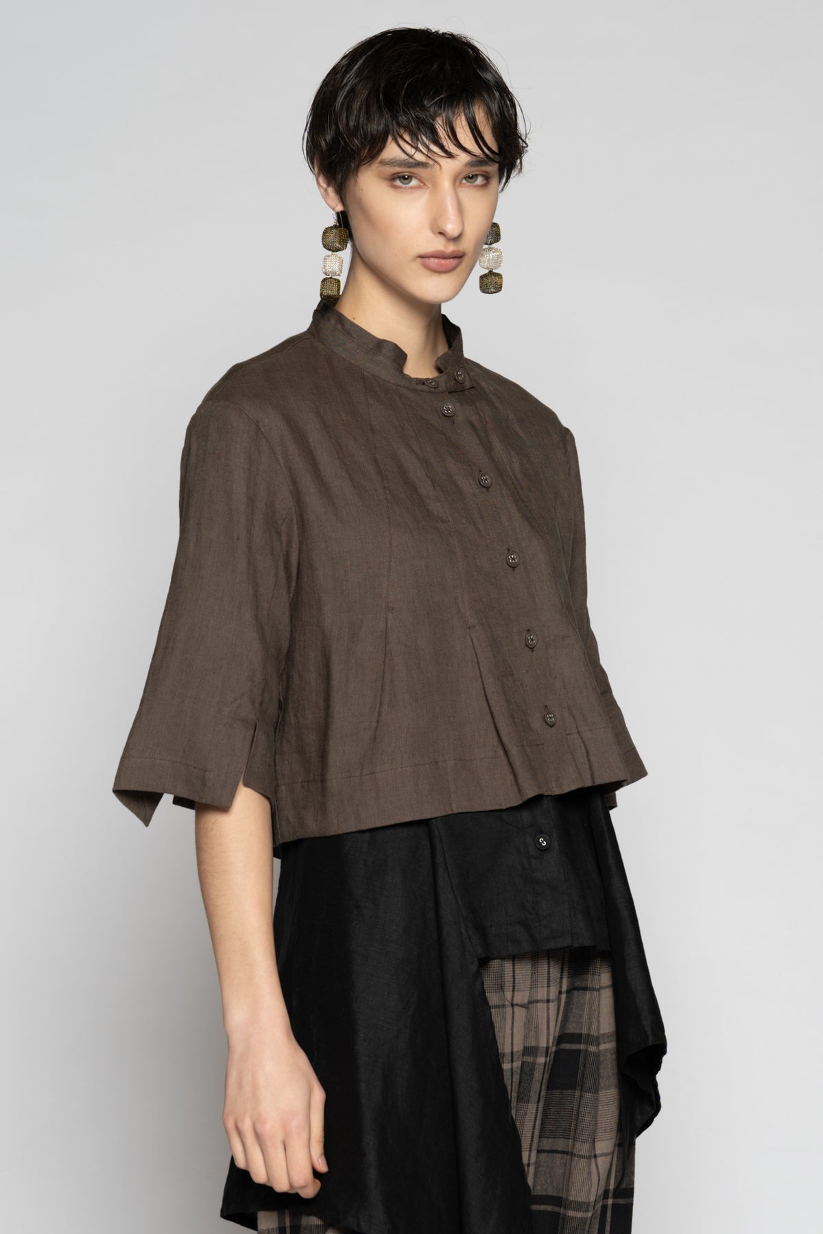 Halo Short Jacket Truffle