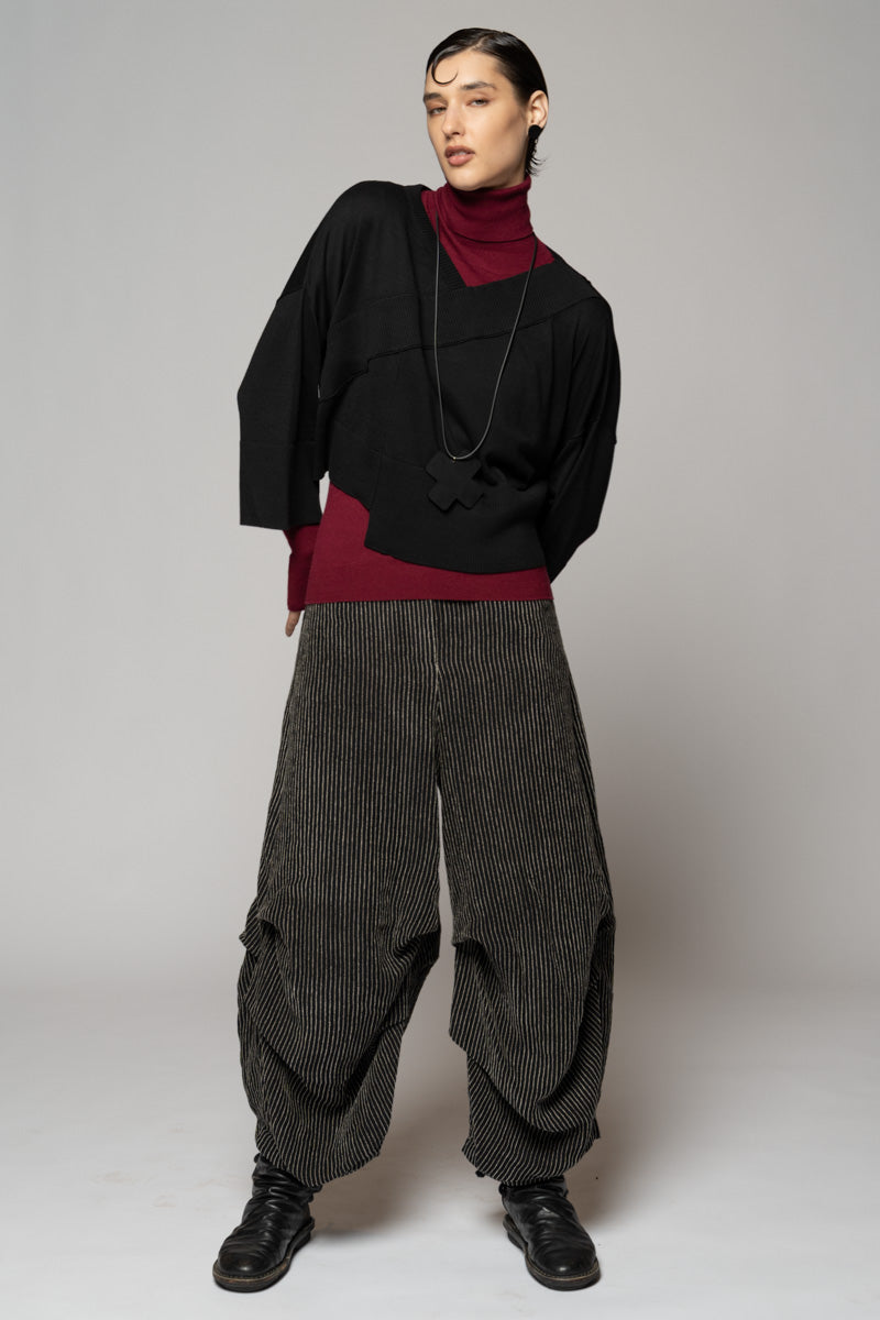 Casa Knit Top Blk