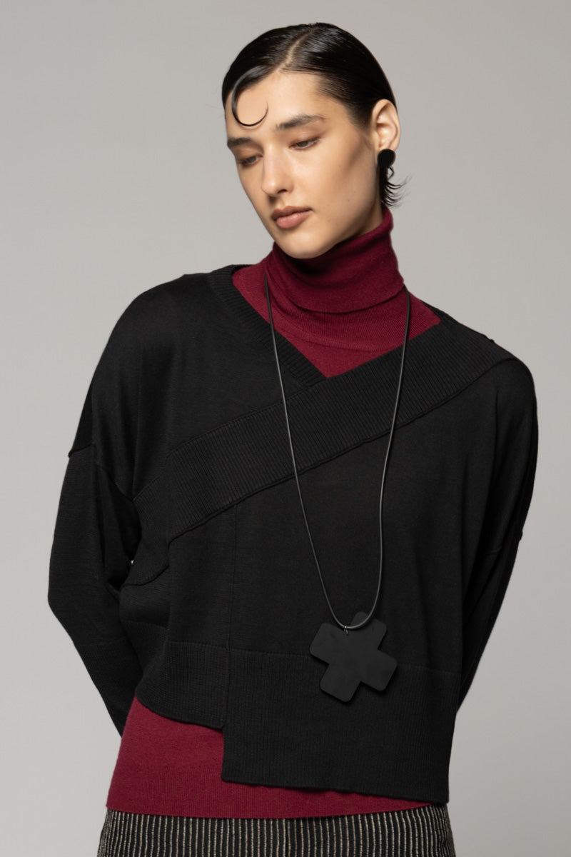 Casa Knit Top Blk