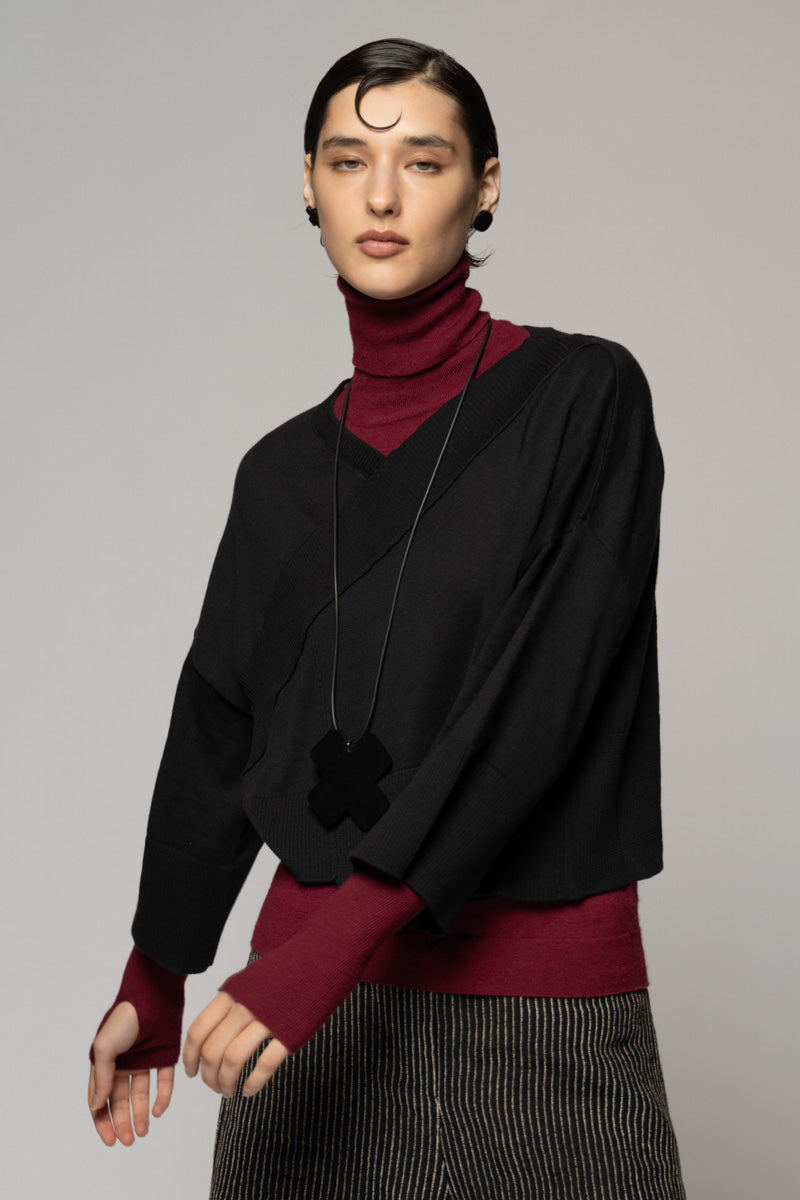 Casa Knit Top Blk