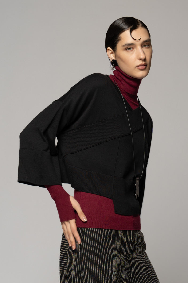 Casa Knit Top Blk