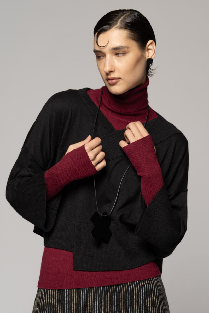 Casa Knit Top Blk