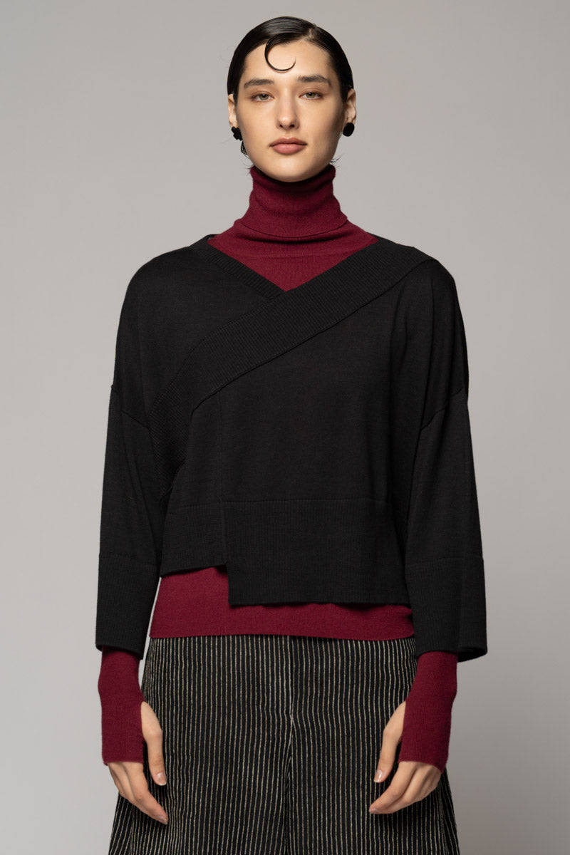 Casa Knit Top Blk