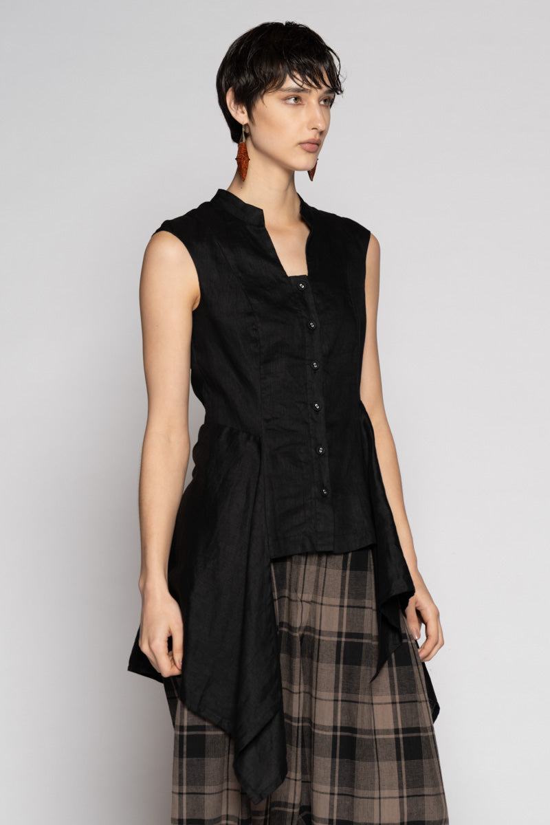 Chromate Drape Top Blk