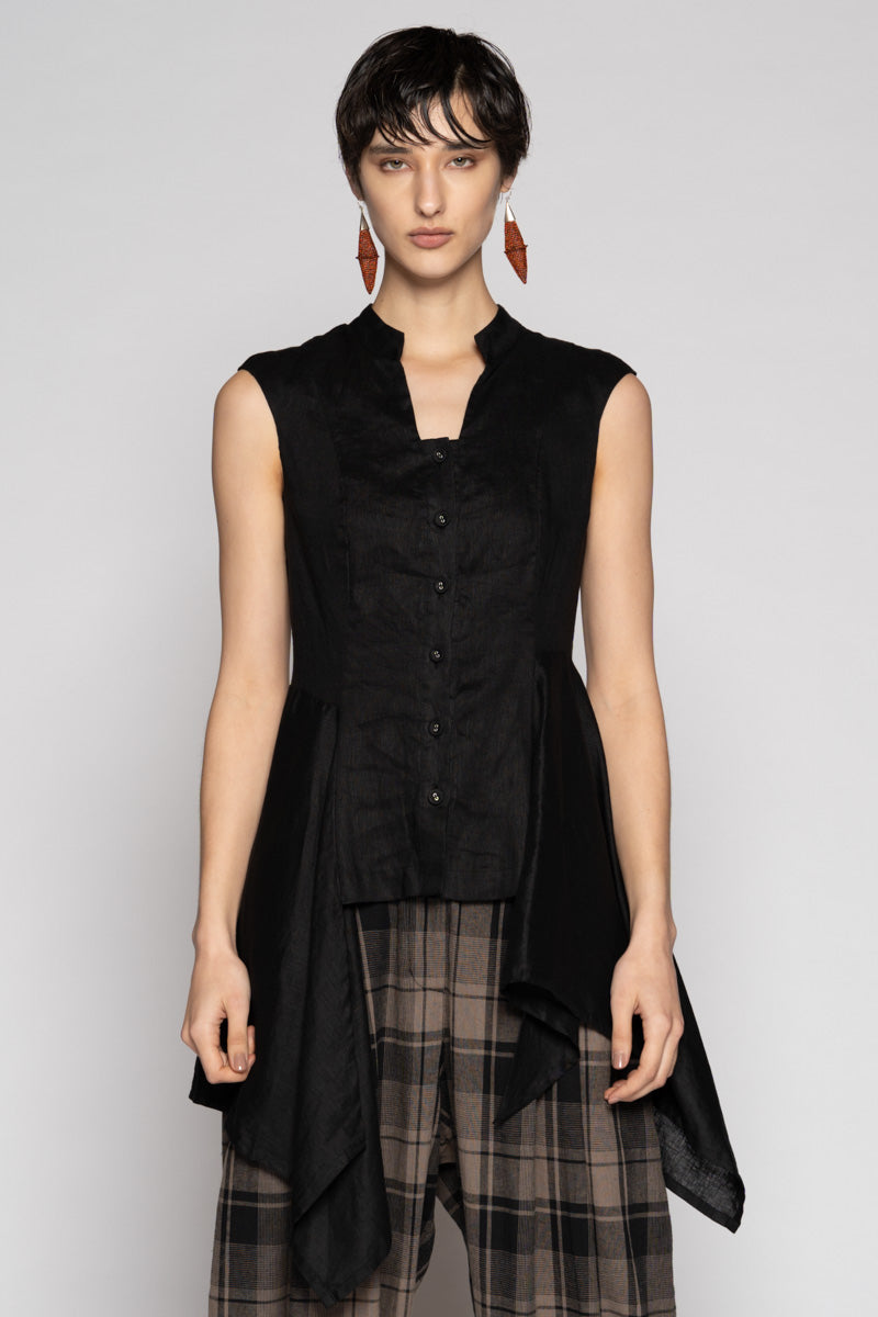 Chromate Drape Top Blk