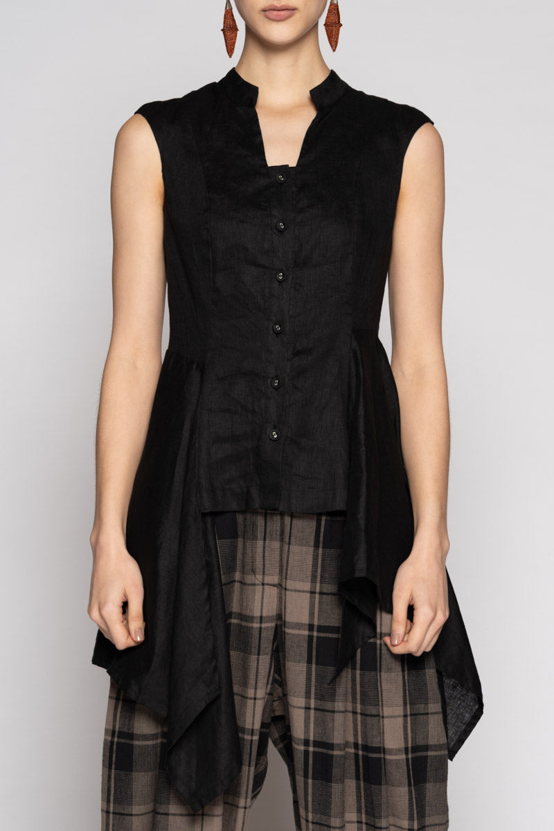 Chromate Drape Top Blk