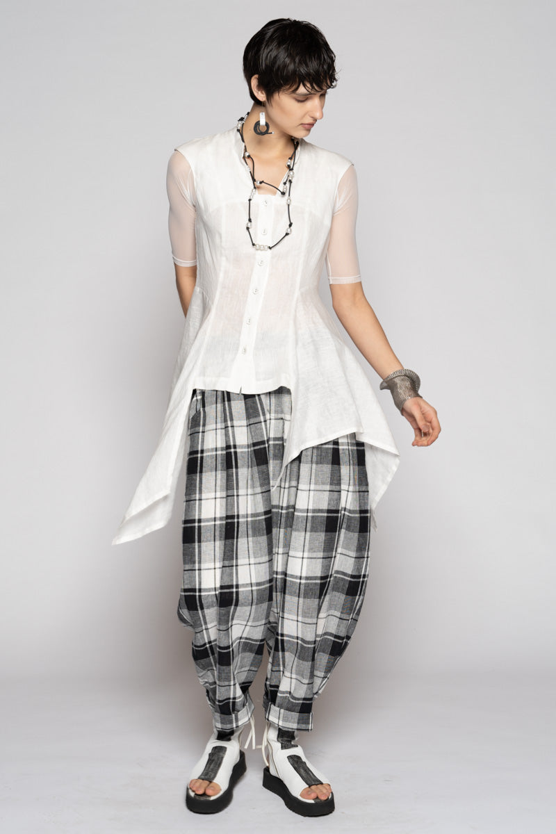 Chromate Drape Top Off Wht